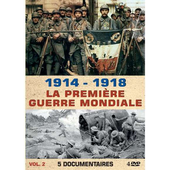 DVD - Film de  en DVD 1914-1918, la Première Guerre mondiale - 5 documentaires - Volume 2