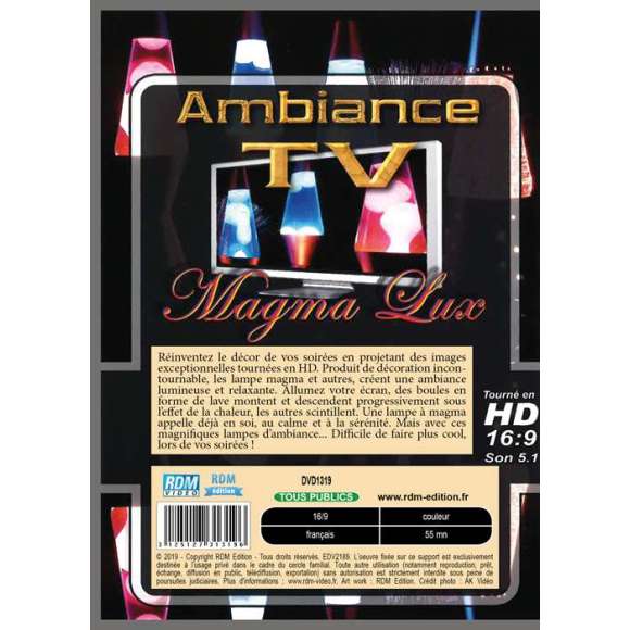 DVD - Film de  en DVD Ambiance TV - Magma Lux