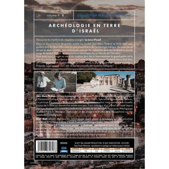 DVD - Film de  en DVD Archéologie en Terre d'Israël - Volume 1