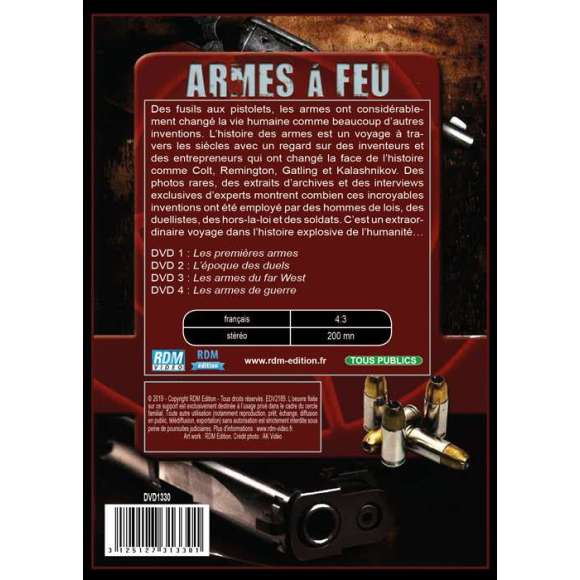 DVD - Film de  en DVD Armes à feu - Histoire et légendes