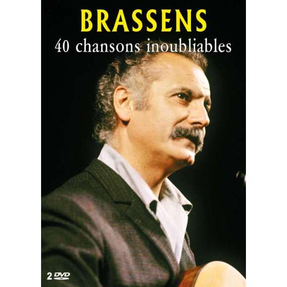 DVD - Film de  en DVD Brassens - 40 chansons inoubliables