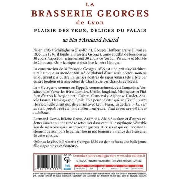 DVD - Film de Armand Isnard en DVD Brasserie Georges de Lyon (La) - Plaisir des yeux, délices du palais