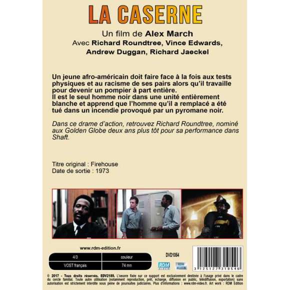 DVD - Film de Alex March en DVD Caserne (La)