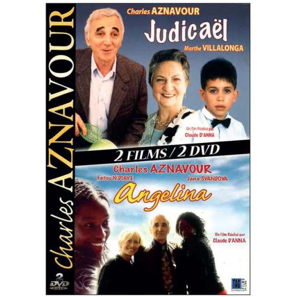 DVD - Film de Claude D'Anna en DVD Charles Aznavour - 2 films - Judicaël & Angelina