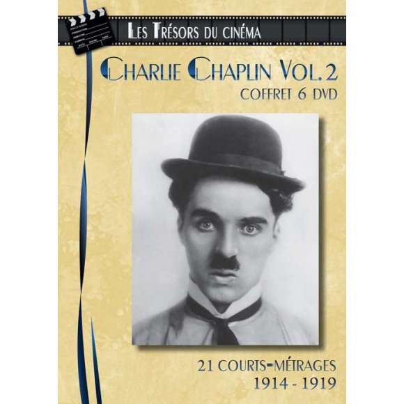 DVD - Film de Charles Chaplin, Joseph Maddern, Henry Lehrman, Mabel Normand en DVD Charlie Chaplin - Coffret 6 DVD - Vol....