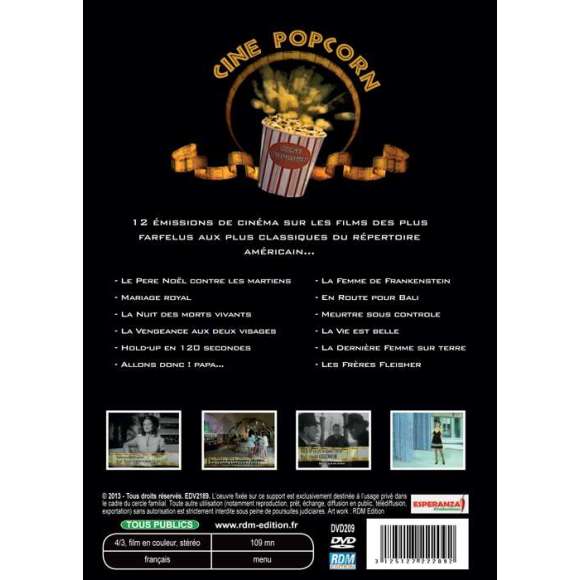 DVD - Film de Laurent Germain-Maury, Raphael Casartelli, Sonia Medina en DVD Ciné Popcorn