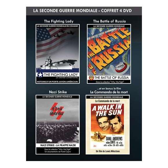 DVD - Film de Frank Capra, Lewis Milestone, Edward J. Steichen en DVD Coffret Guerre - The Fighting Lady + The Battle of...