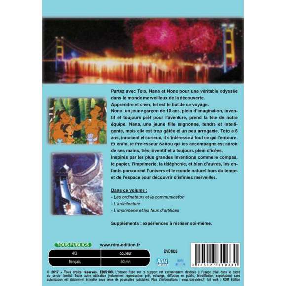 DVD - Film de  en DVD Collection Animé Kids - Prof Saitou explique nous - Volume 2
