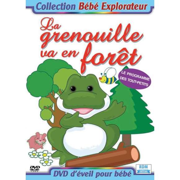 DVD - Film de  en DVD Collection bébé explorateur - La grenouille va en forêt