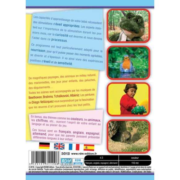 DVD - Film de  en DVD Collection bébé explorateur - La grenouille va en forêt