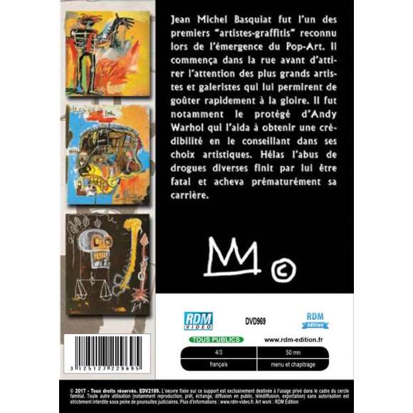 DVD - Film de  en DVD Collection les grands peintres - Jean-Michel Basquiat