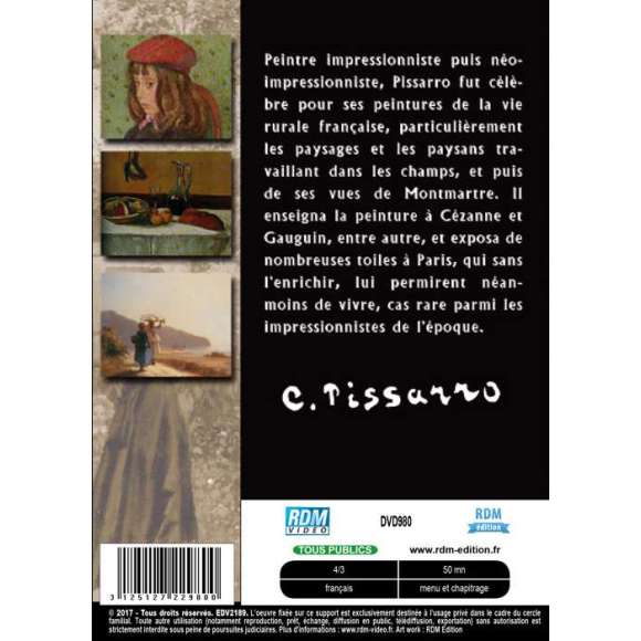 DVD - Film de  en DVD Collection les grands peintres - Camille Pissarro