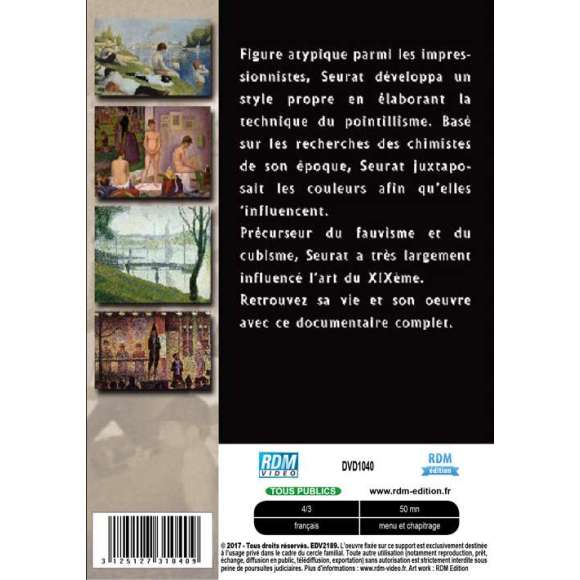 DVD - Film de  en DVD Collection les grands peintres - Georges Seurat