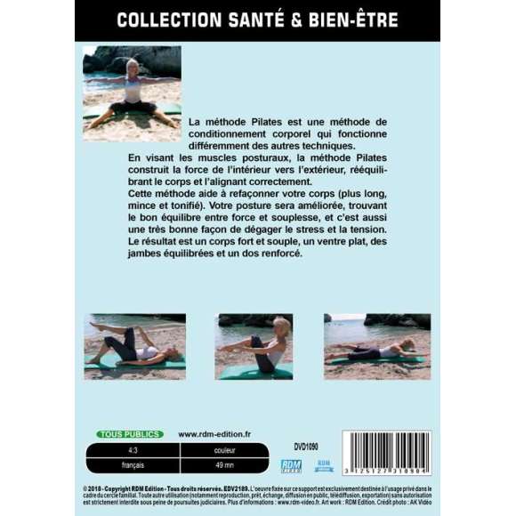 DVD - Film de  en DVD Collection Santé & bien-être - La Méthode Pilates - Volume 3 - Le bien-être intérieur