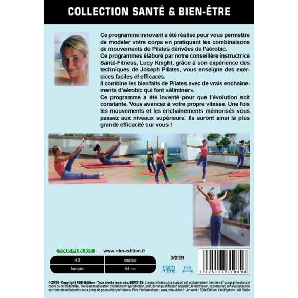 DVD - Film de  en DVD Collection Santé & bien-être - La Méthode Pilates - Volume 2 - Techniques et aérobic