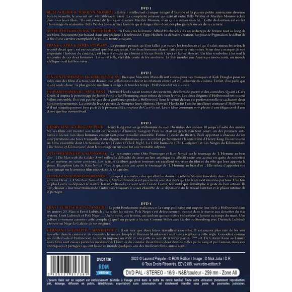 DVD - Film de Laurent Préyale en DVD Couples & duos de légende du cinéma - Réalisateurs & stars