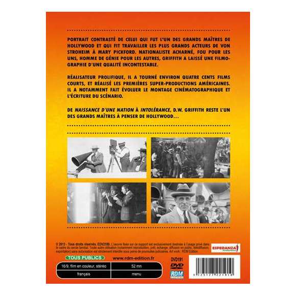 DVD - Film de Yannick Delhaye en DVD D.W. Griffith et le loup