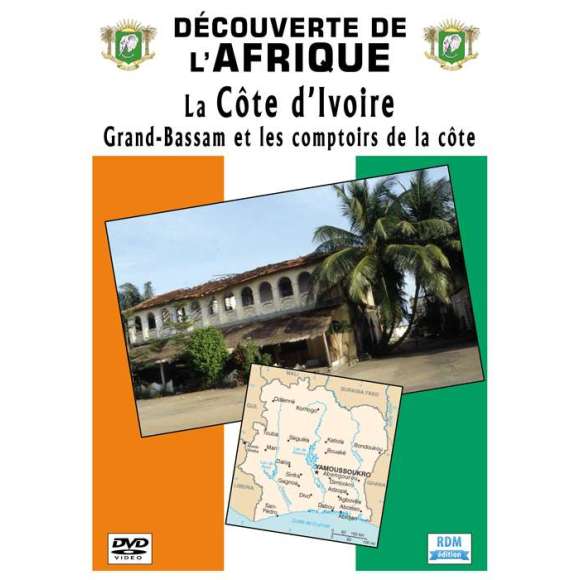 DVD - Film de Georges Courrèges en DVD Découverte de l'Afrique - La Côte d'Ivoire - Grand-Bassam et les comptoirs de la...