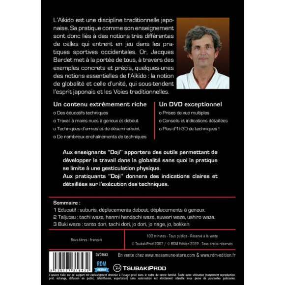 DVD - Film de  en DVD Doji, le travail de la globalité en Aïkido - Collection arts martiaux