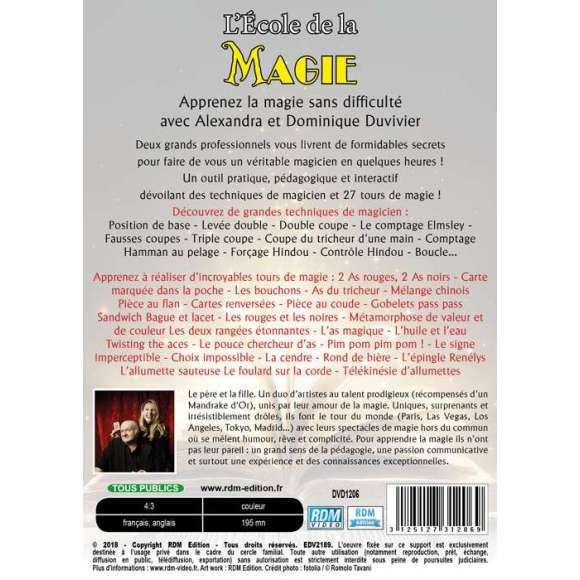 DVD - Film de  en DVD Ecole de la Magie (L') - Volume 1 & 2