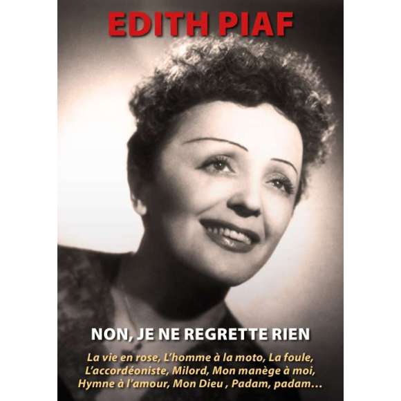 DVD - Film de  en DVD Edith Piaf - Non, je ne regrette rien