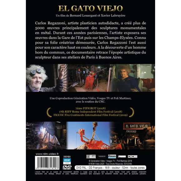 DVD - Film de Bernard Louargant, Xavier Labruyère en DVD El Gato viejo