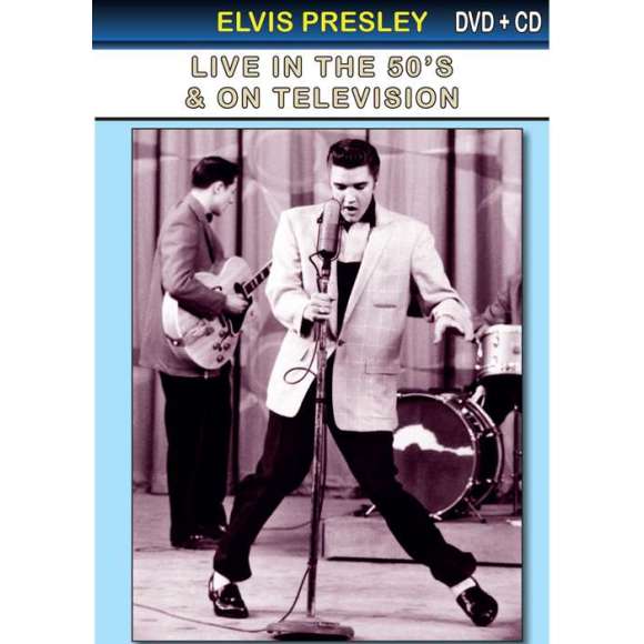 DVD - Film de  en DVD Elvis Presley - Live in the 50's & On television - DVD + CD