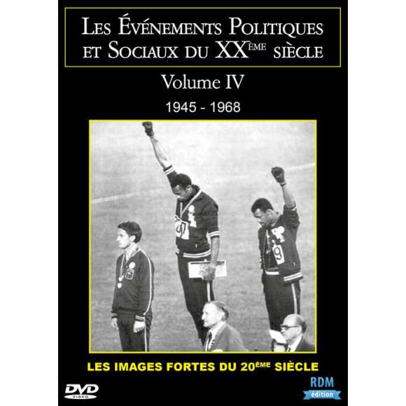 DVD - Film de  en DVD Evénements politiques et sociaux du XXème siècle (Les) - Volume 4 - 1945 - 1968