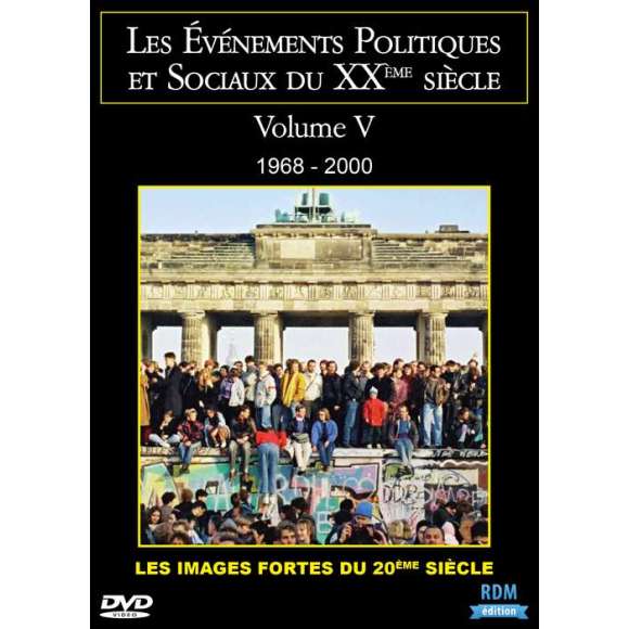 DVD - Film de  en DVD Evénements politiques et sociaux du XXème siècle (Les) - Volume 5 - 1968 - 2000