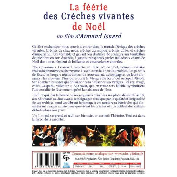 DVD - Film de Armand Isnard en DVD Féérie des Crèches vivantes de Noël (La)