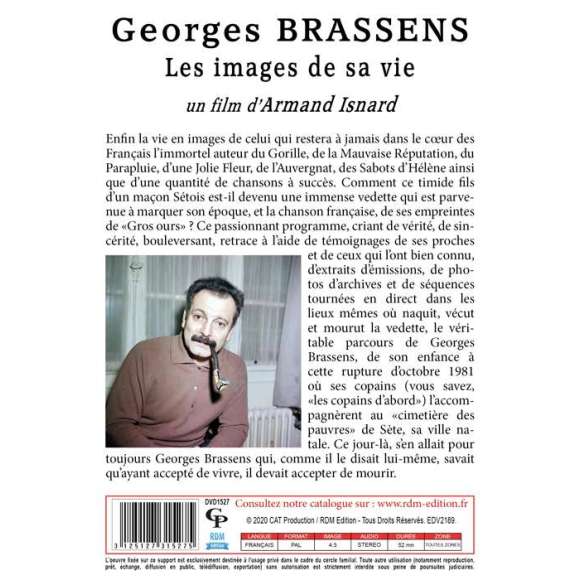 DVD - Film de Armand Isnard en DVD Georges Brassens - Les images de sa vie