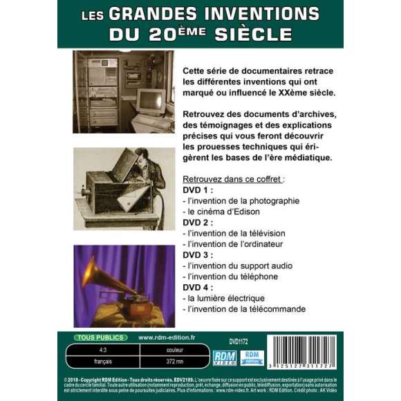 DVD - Film de  en DVD Grandes Inventions (Les) - Volumes 1 à 4