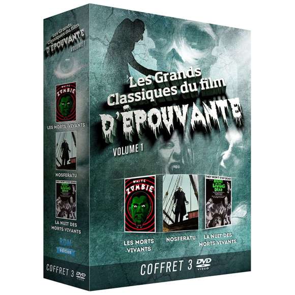 DVD - Film de Victor Halperin, Friedrich W. Murnau, George A. Romero en DVD Grands Classiques du film d'épouvante vol 1 :...