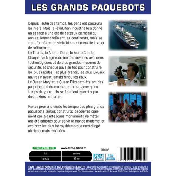 DVD - Film de  en DVD Grands Paquebots (Les)