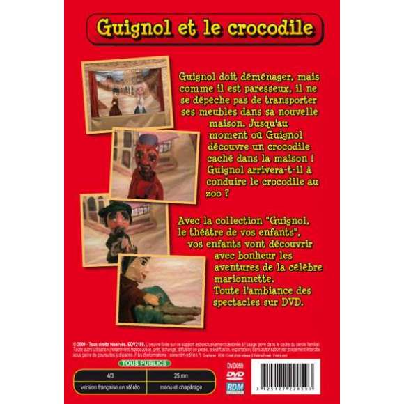 DVD - Film de  en DVD Guignol - Vol. 5 - Guignol et le crocodile