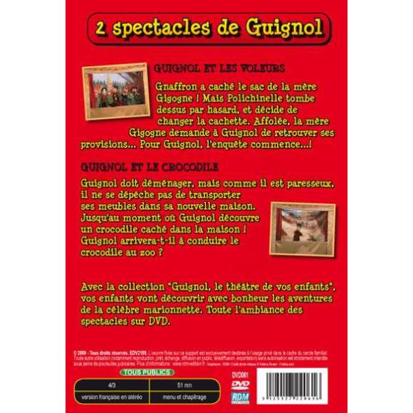 DVD - Film de  en DVD Guignol - 2 spectacles - Coffret  2