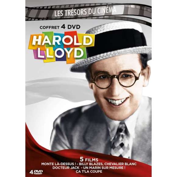 DVD - Film de Hal Roach, Fred C. Newmeyer, Sam Taylor en DVD Harold Lloyd - 5 Films : Monte là-dessus ! - Billy Blazes,...