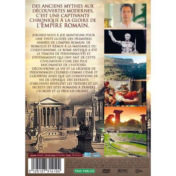 DVD - Film de  en DVD Histoire de la Rome antique (L') - La République de Rome - Naissance d'un empire - Construction et...
