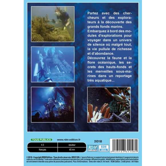 DVD - Film de  en DVD Histoire des explorations sous-marines (L')