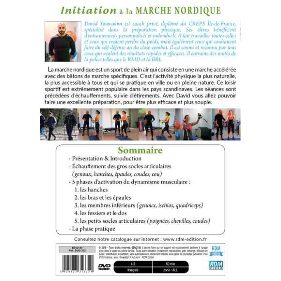 DVD - Film de Catherine Derenne en DVD Initiation à la marche nordique