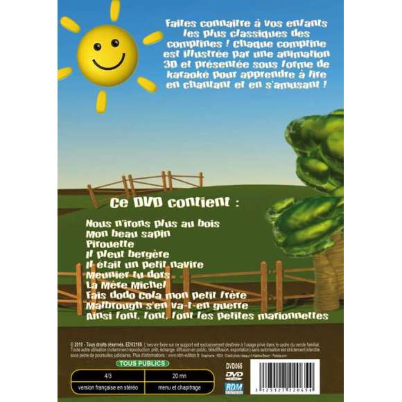 DVD - Film de  en DVD Karaoké des enfants - Volume 2