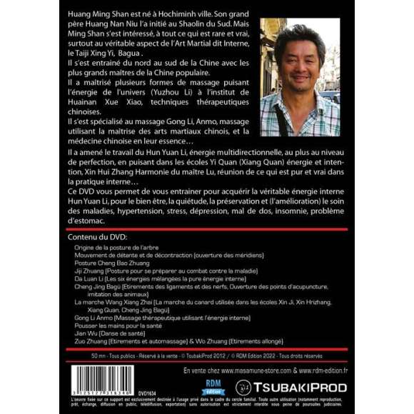 DVD - Film de  en DVD Maître Ming Shan : L'essence du mouvement (La posture de l'arbre - Yi Quan Qigong) - Collection...