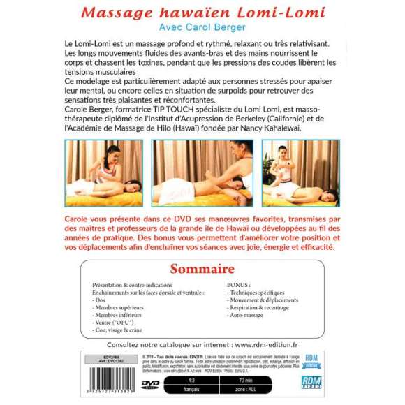 DVD - Film de  en DVD Massage hawaïen Lomi-Lomi