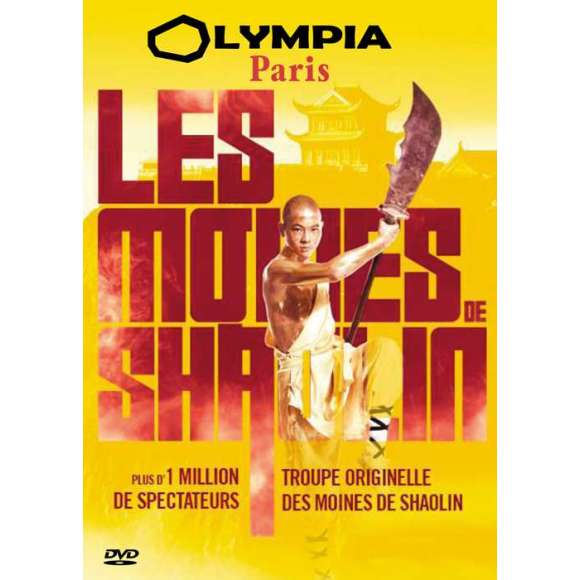 DVD - Film de Pascal Daviot en DVD Moines Shaolin (Les) - A l'Olympia - Paris