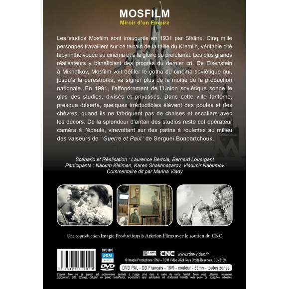 DVD - Film de Bernard Louargant, Laurence Bertoia en DVD Mosfilm - Miroir d'un empire