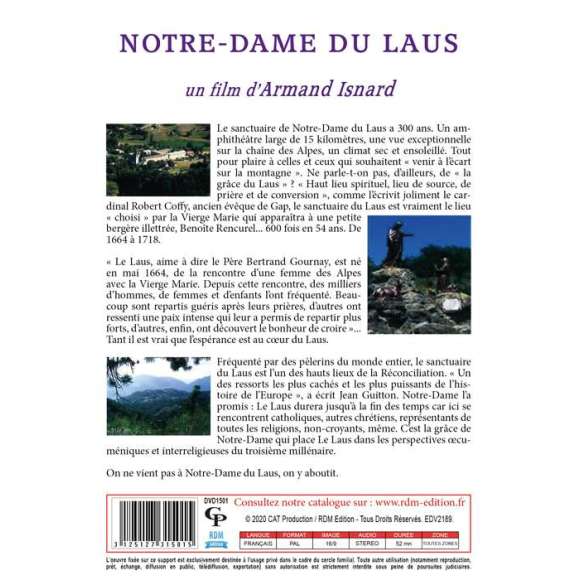 DVD - Film de Armand Isnard en DVD Notre-Dame du Laus - Collection "Lieux marials"