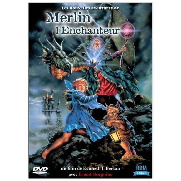 DVD - Film de Kenneth J. Berton en DVD Nouvelles aventures de Merlin l'Enchanteur (Les)