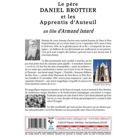 DVD - Film de Armand Isnard en DVD Père Daniel Brottier et les Apprentis d'Auteuil (Le)
