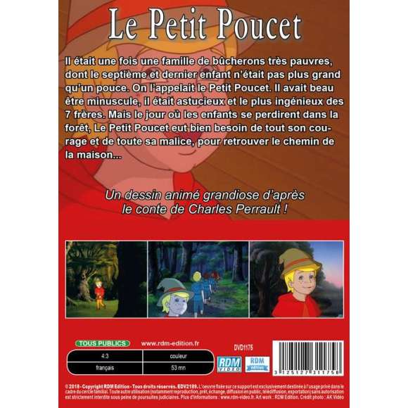 DVD - Film de  en DVD Petit Poucet (Le)