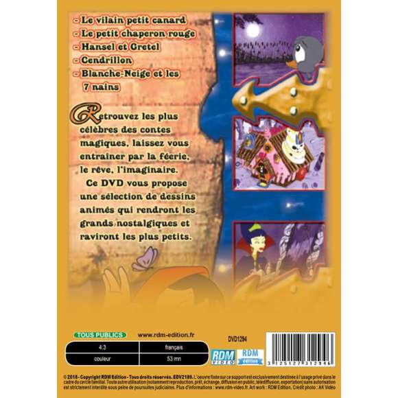 DVD - Film de  en DVD Plus beaux contes de mon enfance (Les)